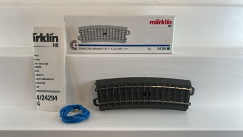 Märklin 24294 Schaltgleis gebogen C-Gleis Radius R2 = 437,5 mm / 15°