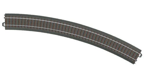 6x Märklin 24530 Gebogenes C-Gleis Radius R5 = 643,6 mm / 30°