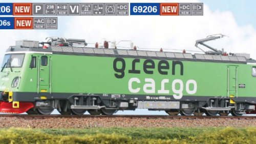 ACME 60206 Green Cargo E-Lok Transmontana Ep.VI