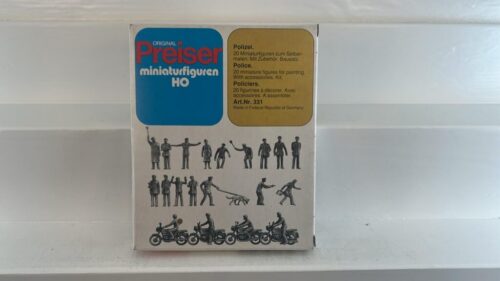 Preiser 331 Polizei 20Stk. Figuren