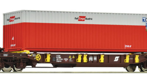 Roco 67598 ÖBB Taschenwg. T3 mit RCA Container