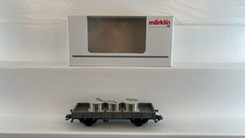 Märklin 94162 Niederbordwagen beladen mit Lötzinn Kabeltrommeln