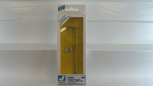 Viessmann 6092 Lampe Straßenleuchte modern LED weiß, Höhe 100mm