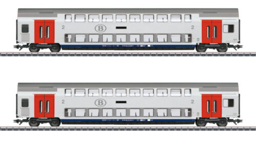Märklin 43566 Doppelstockwagen-Set SNCB