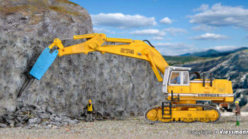 Kibri 11271 H0 LIEBHERR974 m.Schutzkaefig