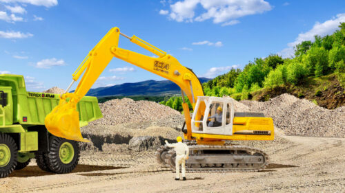 Kibri 11285 H0 LIEBHERR Litronic Hydrauli