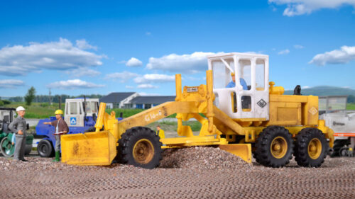 Kibri 11650 H0 O&K Grader, gelb