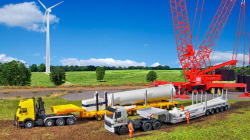 Kibri 13520 H0 Windkraftanlagentransport