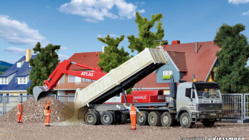 Kibri 13587 H0 MB mit Sattelkipper