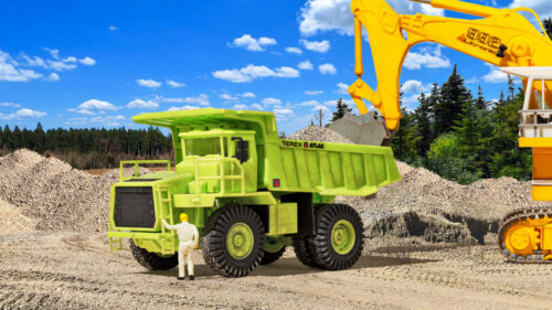 Kibri 14058 H0 TEREX Muldenkipper