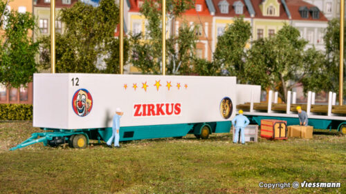 Kibri 14658 H0 Zirkus Zeltstangen und Kof