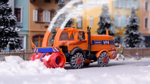 Kibri 15011 H0 Unimog Schneefraese m.Wint