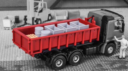 Kibri 15709 H0 Hakenabrollaufbau mit Abro