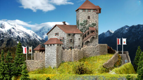 Kibri 36402 Z Burg Wildenstein