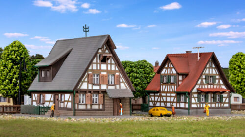 Kibri 36406 Z Fachwerkhaeuser, 2 Stueck