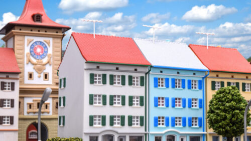 Kibri 36841 Z Stadthaus mit Laden 2 Stk