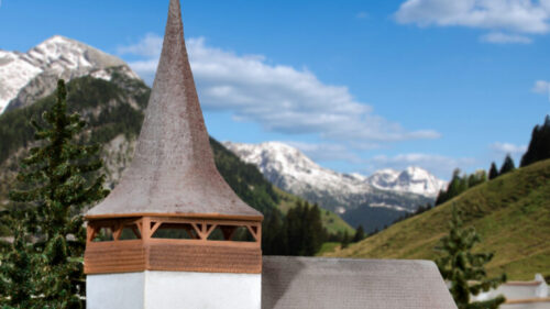 Kibri 37031 N Dorfkirche Sertig