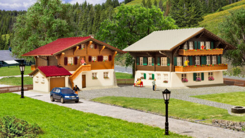 Kibri 37034 N Chalet Lenk, 2 Stueck