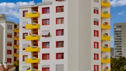 Kibri 37120 N Hochhaus mit Ladengeschaeft