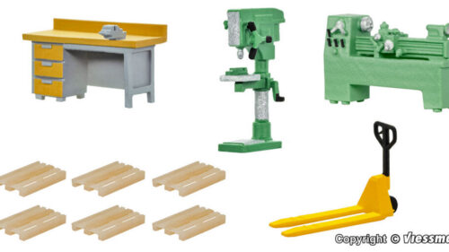 Kibri 37495 N Set Werkstatteinrichtung, F