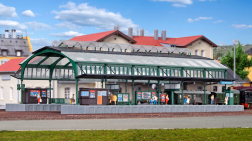 Kibri 37760 N Bahnsteighalle, grün