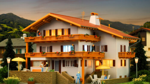 Kibri 38077 H0 Alpenhof inkl. EIB