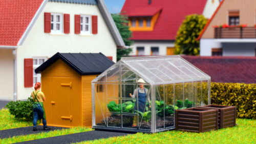 Kibri 38144 H0 Garten- und Gewaechshaus