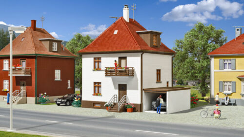 Kibri 38200 H0 Siedlungshaus mit Garage