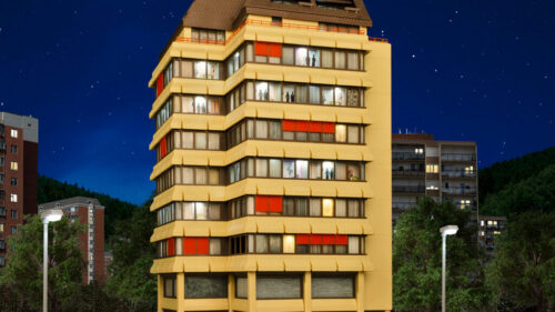 Kibri 38218 H0 Hochhaus inkl. EBL
