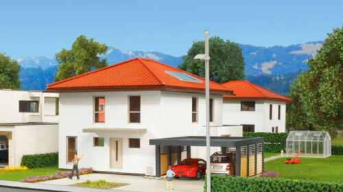 Kibri 38336 H0 Kubushaus Mia mit Carport