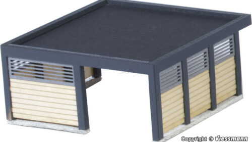 Kibri 38346 H0 Carport - Polyplate Bausat