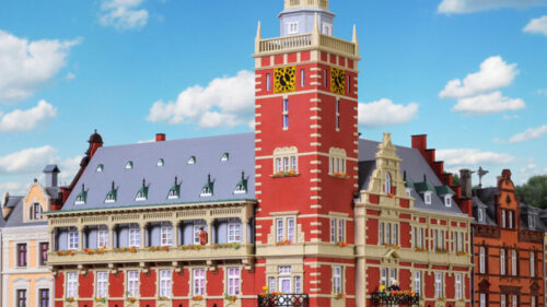 Kibri 38381 H0 Rathaus Leer