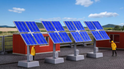 Kibri 38512 H0 Photovoltaikanlage