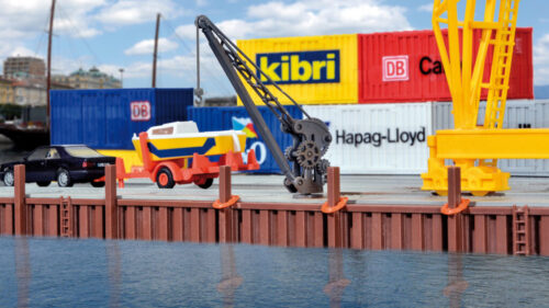 Kibri 38528 H0 Deko-Set Binnenhafen