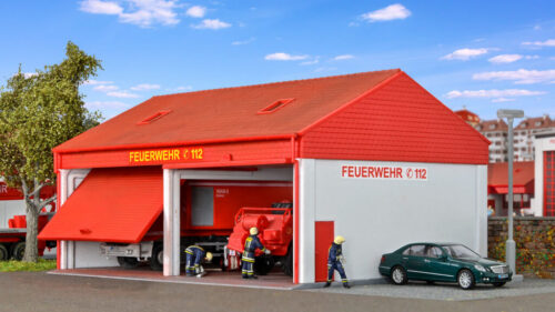 Kibri 38542 H0 Kleine Feuerwehrgarage