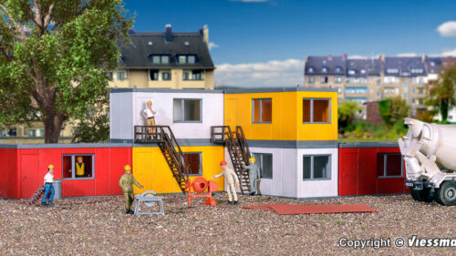 Kibri 38627 H0 Gebäude-Container, 6 Stück