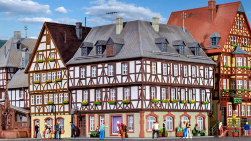 Kibri 38904 H0 Fachwerk-Eckhaus Miltenber