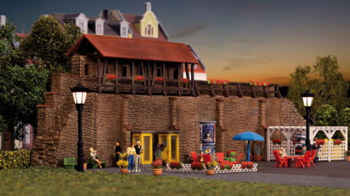 Kibri 38916 H0 Stadtmauer mit Kleingarten