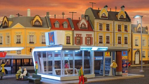 Kibri 39008 H0 Moderner Kiosk inkl. LED