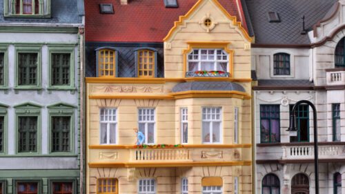 Kibri 39101 H0 Buergerhaus m. Erker in Bo