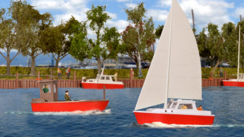 Kibri 39160 H0 Set Boote