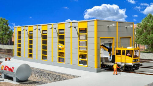 Kibri 39252 H0 Wartungshalle GleisBau, mo