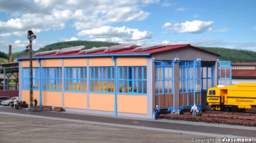 Kibri 39450 H0 Lokschuppen, dreiständig