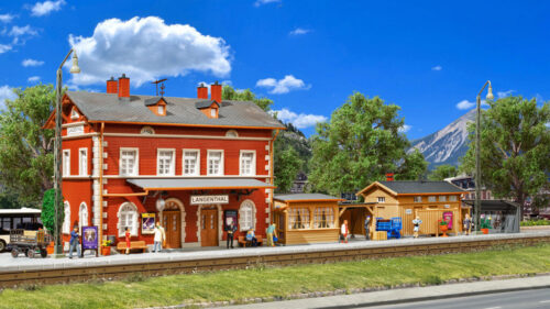 Kibri 39504 Ho Bahnhof Langenthal mit Neb