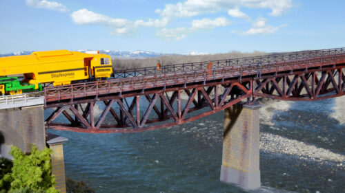 Kibri 39703 H0 Fischbauchträgerbrücke, ei