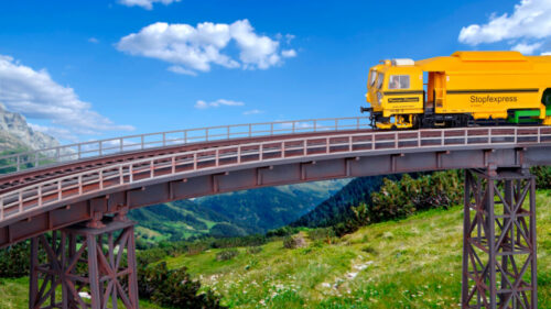 Kibri 39706 H0 Stahltr.bruecke eingleis
