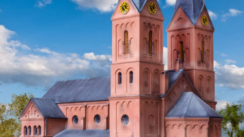 Kibri 39760 H0 Romanische Stadtkirche in