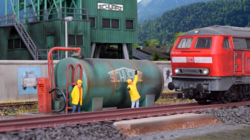 Kibri 39932 H0 Dieseltankstelle SchwarzBa