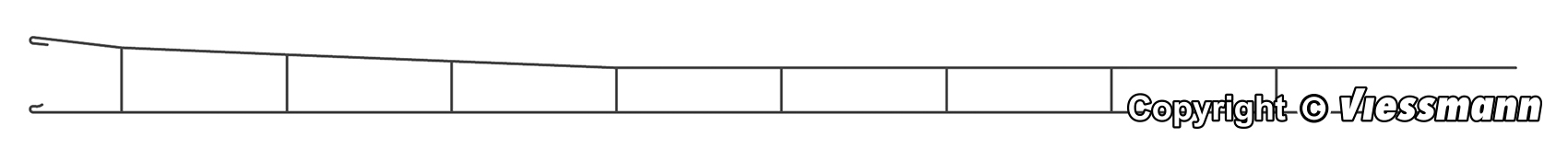 Viessmann 4144 H0 Fahrdr. z. Abspannen 3 St.