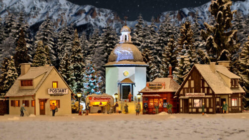Vollmer 42413 H0 Weihnachtsdorf bestehend a